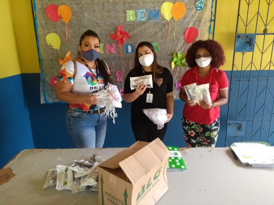 A ação vai reforçar a proteção contra a Covid-19 e saúde dentária